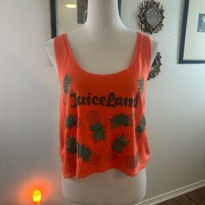 Austin’s “Juiceland” Crop Tank Top 🍍